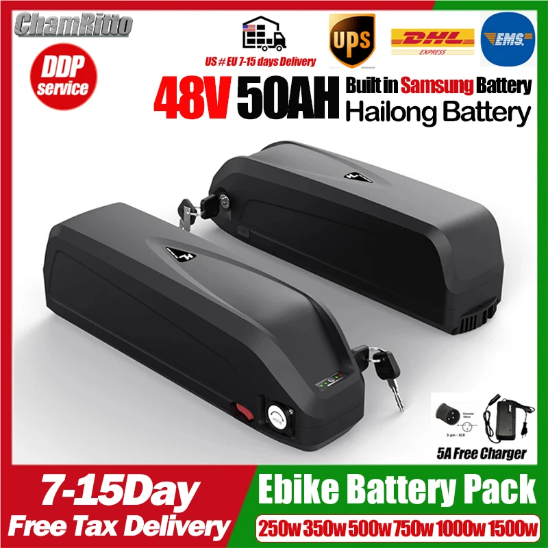 Ebike Battery 48V 20Ah Hailong - Akumulator do roweru elektrycznego 48V Chamrider