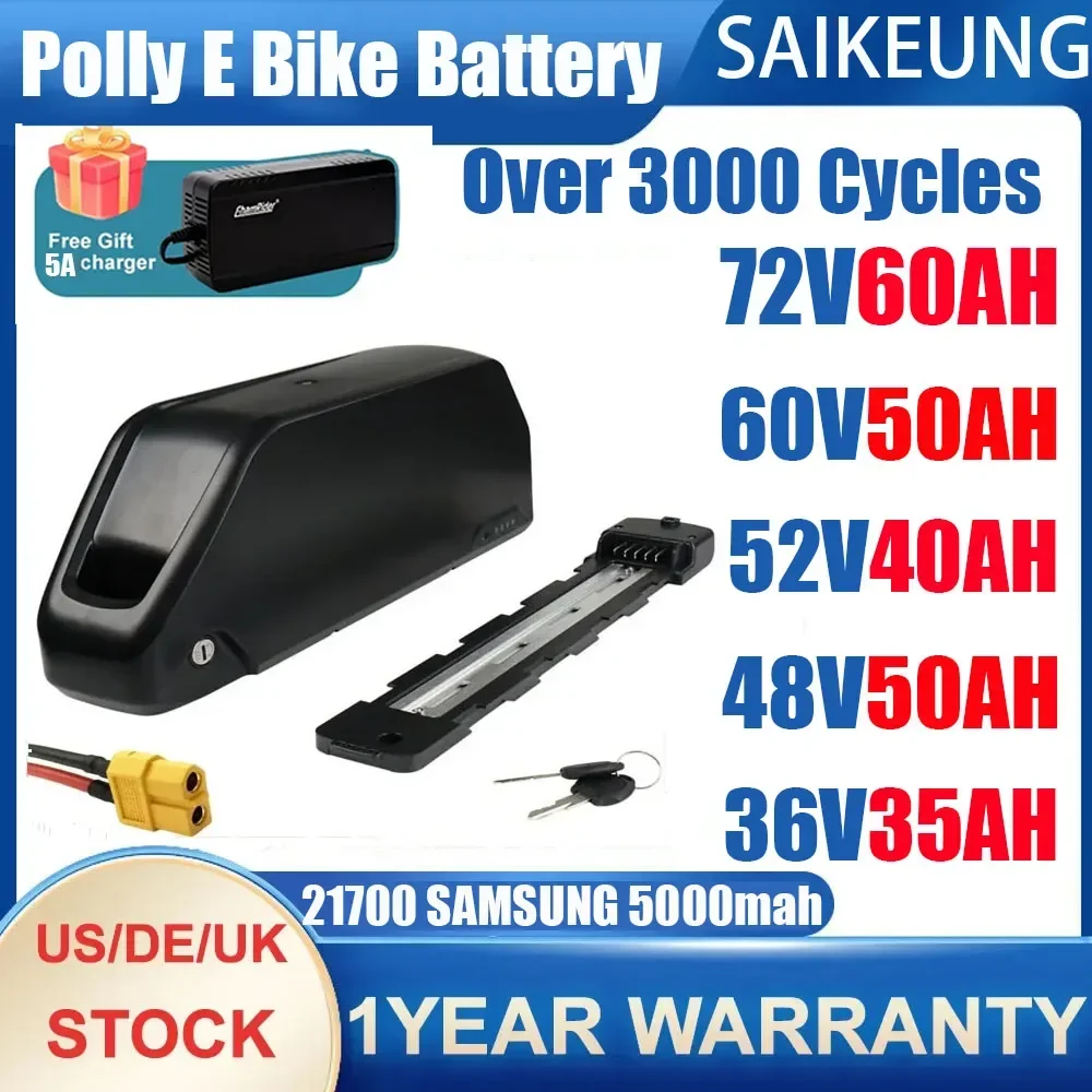 Electric Bicycle Battery 72V 30Ah - Bateria do roweru elektrycznego Downtube Hailong