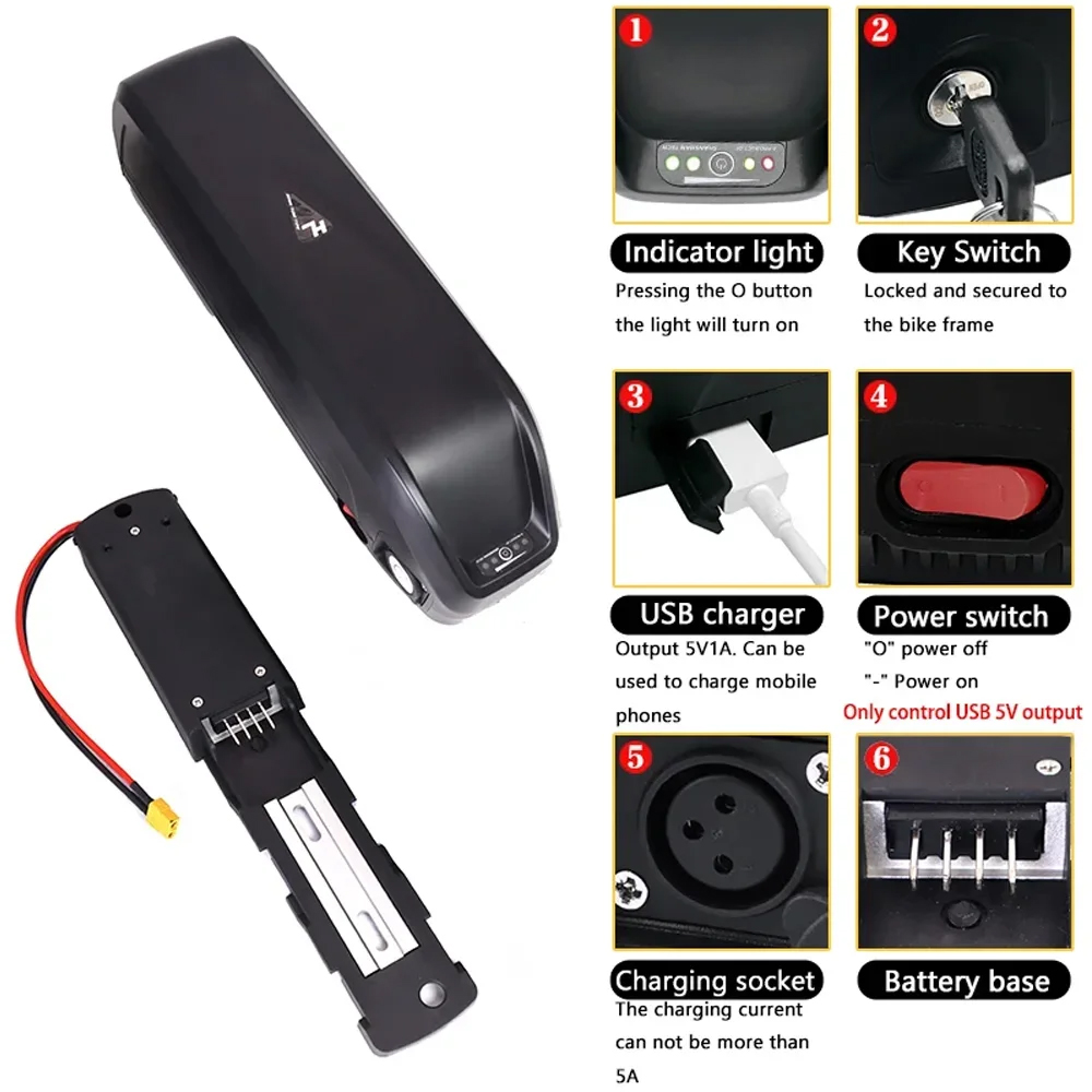 Bateria Hailong 36V 40Ah/48V 5 – Ebike Battery 48V 20Ah Hailong recenzja i cena