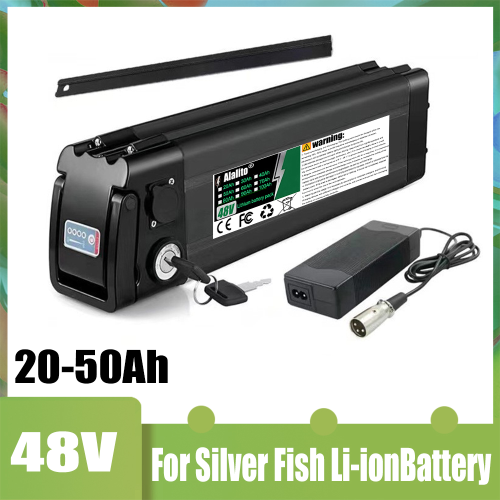 Akumulator 48V 20-50Ah Silver  – Ebike Battery 48V 20Ah Hailong recenzja i cena