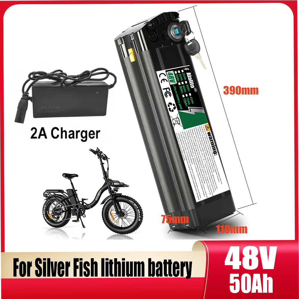 Akumulator 48V 20-50Ah Silver  – Ebike Battery 48V 20Ah Hailong recenzja i cena